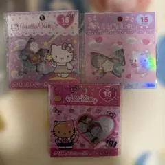 ハローキティ おはじき クリスタルシール3種セット