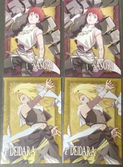 NARUTO 特典ポストカード　サソリ　デイダラ