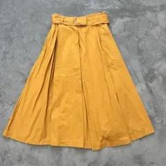 【レトロガール】ロングスカート　イエローのサムネイル