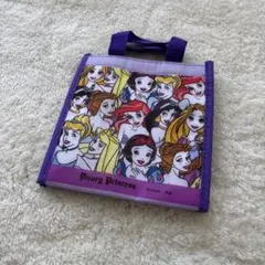 ディズニープリンセス保冷バックお弁当バック可愛いパープル新品未使用Disney