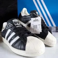 箱タグ付き adidas SUPERSTAR スーパースター 82 ブラック 黒