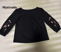 Mystrada マイストラーダ フラワー刺繍 ブラウス カットソー