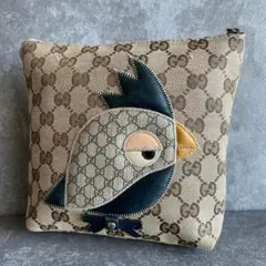 ⭐️GUCCI⭐️グッチ パパガッロ GGキャンバス ポーチ チルドレンズ
