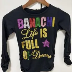 【新品】BANANA CHIPS スパンコールTシャツ　ロンT