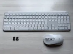 【美品】logicool ワイヤレスキーボードマウスセット K950、M750L