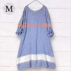 SHOO-LA-RUE ストライプワンピース チュニックM 透け感