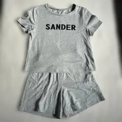 SANDER グレー Tシャツ ショートパンツセット 9Y