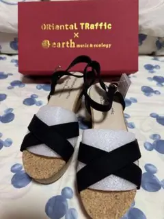 Oriental Traffic x earth サンダル　新品タグ付き　M