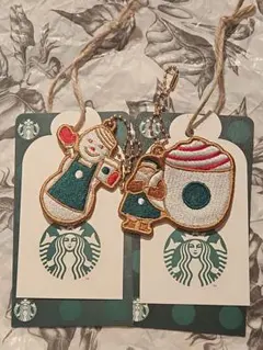 スターバックス　ホリデー2025 クリスマスチャーム 2個 スタバ