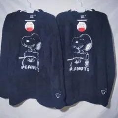 新品 ペアルック トレーナー XL スヌーピー オラフ ピーナッツ ボア 刺繍