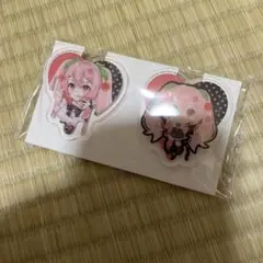 桜ミク タイトーくじ クリアバッジセット 初音ミク Ｊ賞