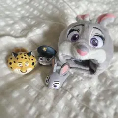 ディズニー リング キーチェーン ズートピア ジュディ クロウハウザー セット