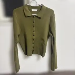 STYLEMIXER オリーブグリーン カーディガンのサムネイル