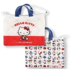 【未開封】 サンリオ レトロレッスンバッグ ミニキーホルダー ハローキティ