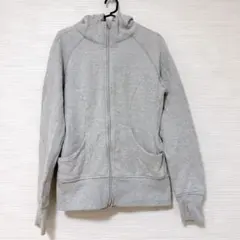 90"s DEGREE グレー フルジップ スウェットパーカー