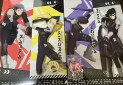 くら寿司　怪獣8号　四ノ宮キコル　鳴海弦　エポキシマグネット　クリアファイル