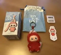 y*o様 【X】ラブブ　ぬいぐるみ　イニシャル　PIN FOR LOVE 正規品