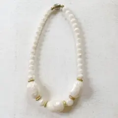 アンティーク　ネックレス　古着　結婚式　パーティー　社交ダンス　レース