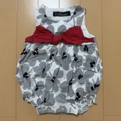 【 美品 】 chienchien シアンシアン 花柄 リボン ロンパース 70のサムネイル