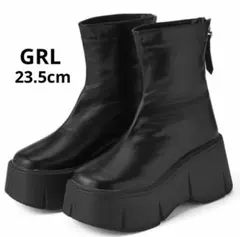 GRL 厚底レザーミドルブーツ[ci447] 23.5cm