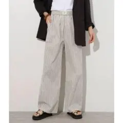 【journal standard relume】ストライプパンツ ブラウン