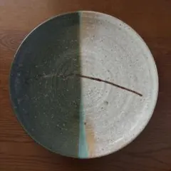 値下げ 【未使用品】小石原焼 飛び鉋 流し掛け 24cm 大皿 【13枚セット