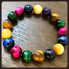 12mm 6色タイガーアイ パワーストーン ブレスレット 天然石