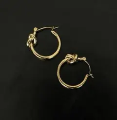 AJIRO ACCESSORY ピアス ゴールド フープ サージカルステンレス