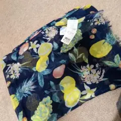 フルーツ柄 ストール 80cm x 180cm