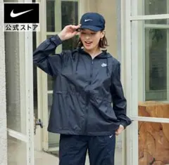 ナイキ ウィメンズ ウーブン ジャケットDM6180 Sブラック