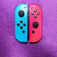 ジョイコンJoy-Con純正 ネオンブルー ネオンピンク 左右セット 5A2-s