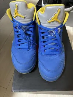 エアジョーダン 5 青/黄 【取り置き不可】