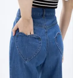 deicy デニムハートポケットパンツ　試着のみ