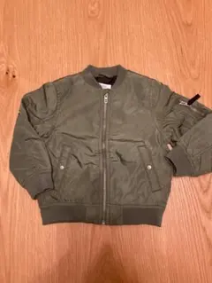 美品　キッズ　ＭＡ１　中綿ジャケット　１１０サイズ　H&M