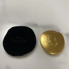 Christian Dior ゴールドコンパクトミラー　ノベルティ