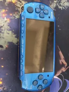 【ジャンク品】Sony PSP3000 青 本体 ソフトセット