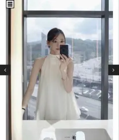 maison celon chiffon tie blouse - メルカリ