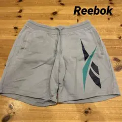 Reebok(リーボック)ハーフパンツ　ショートパンツ　ロゴ　スウェット　Oのサムネイル