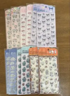 新品　キャンドゥ サンリオ ぷくっとシール 12点セット　正規品
