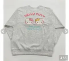 サンリオ　ハローキティ　トレーナー　Mサイズ　グレー　しまむら　裏起毛なし