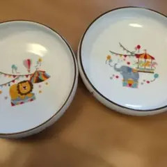 サーカス柄 ベビー食器 2枚セットのサムネイル