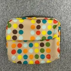 LeSportsac レスポートサック　ポーチ マルチカラー ドット柄