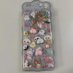 おしりぷにぷにシール ぷくぷくシール 新品未使用 立体シール くま パンダ