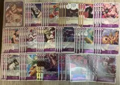 紫ドフラミンゴ デッキ リーダーパラレル 大会優勝構築 デッキパーツ 64枚