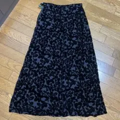 ローラアシュレイ ベロア ロングスカート