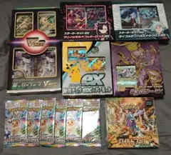 ポケモンカード引退品　ワイルドフォースシュリンクつき スターターデッキ　パック