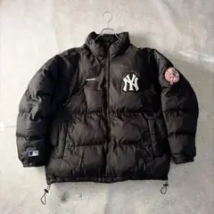 人気⭐︎Perushu ダウンジャケット　MLB ヤンキース　刺繍ロゴ　XL