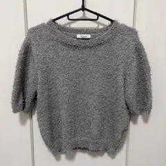 Te chichi TERRASSE テチチ 半袖 ニット トップス グレー