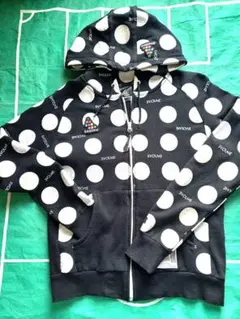 svolme 　スボルメ　ウエア　ジップアップパーカー　Sサイズ　ドット柄