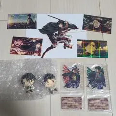 一番くじ　進撃の巨人　ちょこのっこ　リヴァイ　エレン　セット